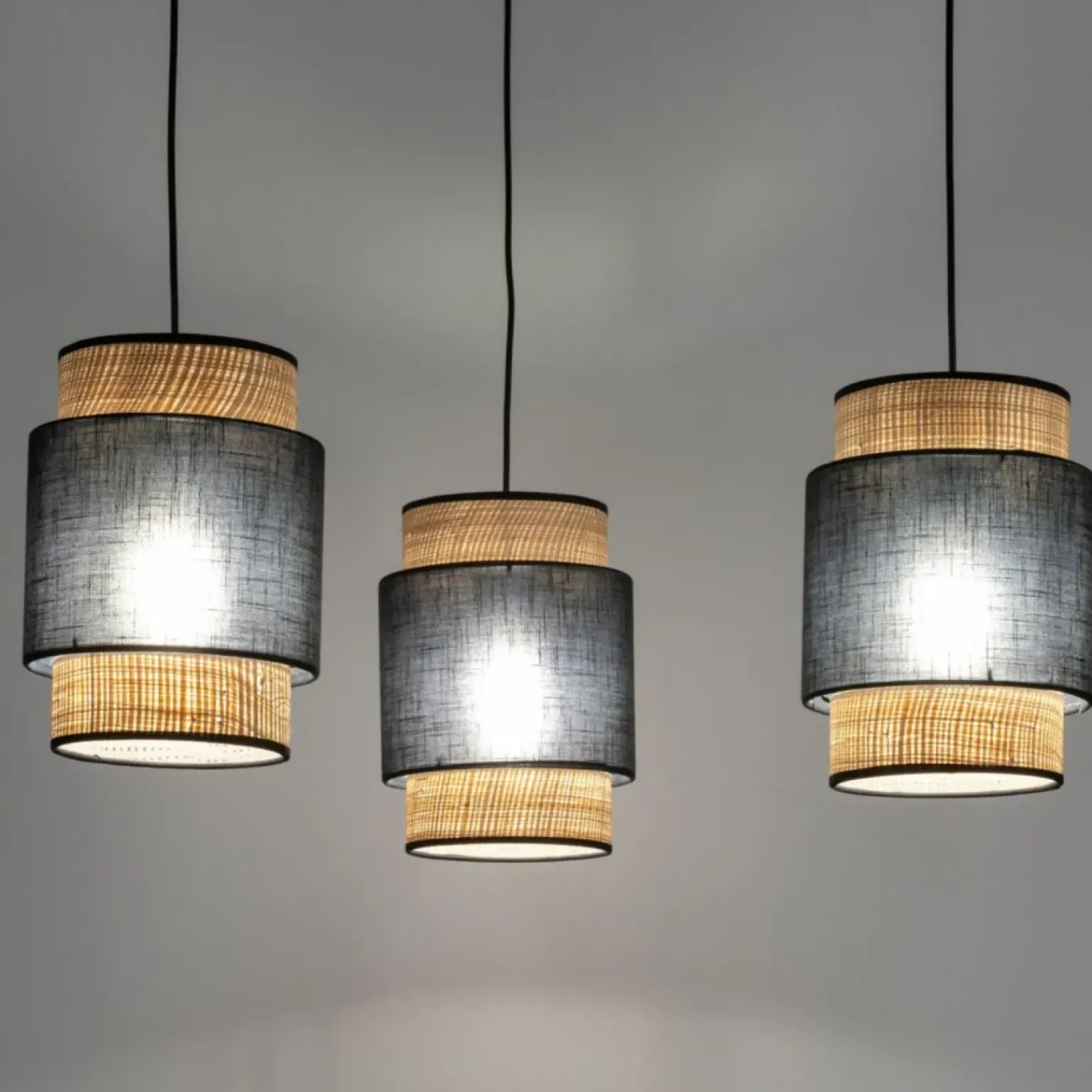 Cheap Abażurowa lampa do dowolnego rozmieszenia TK 5659 serii BOHO NEW BLACK Żyrandole Nowoczesne