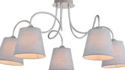 Discount Abażurowa lampa sufitowa do salonu 35-70753 LUK | Kaja Oświetlenie Żyrandole Nowoczesne