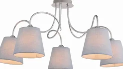 Discount Abażurowa lampa sufitowa do salonu 35-70753 LUK | Kaja Oświetlenie Żyrandole Nowoczesne