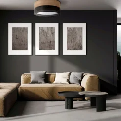 Sklep Kaja Abażurowa lampa sufitowa z motywem drewna TK 4800 z serii NICOL | Kaja