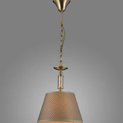 Cheap Abażurowa lampa wisząca na łańcuchu PND-43272-1 ZANOBI | Kaja Żyrandole Nowoczesne