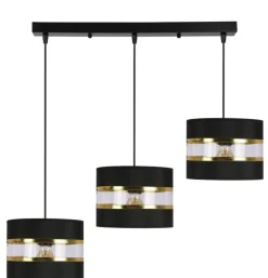 Sklep Kaja Abażurowa lampa wisząca nad stół w salonie 33-37596 PANDY | Kaja