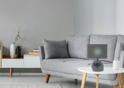 Sklep Kaja Abażurowa lampka na betonowej nodze 41-79923 ANIMI | Kaja Oświetlenie