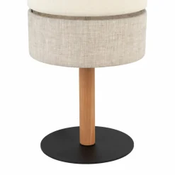 Sklep Kaja Abażurowa lampka stołowa w stylu naturalnym TK 5596 z serii ECO | Kaja