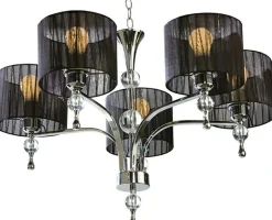 Cheap Abażurowa, stylowa lampa wisząca AZ0499 IMPRESS BLACK | Kaja Żyrandole Nowoczesne