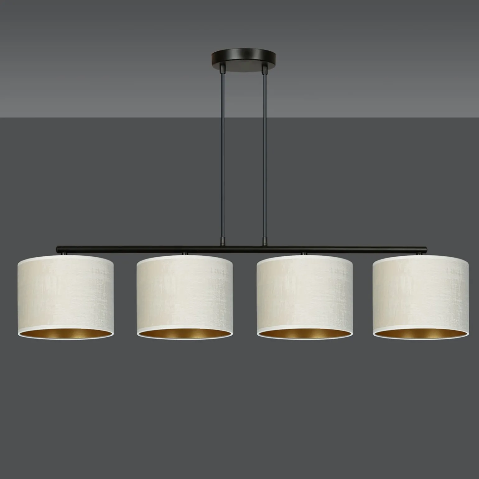 Sklep Kaja Abażurowe oświetlenie nad stół w salonie 1052/4 HILDE | Kaja