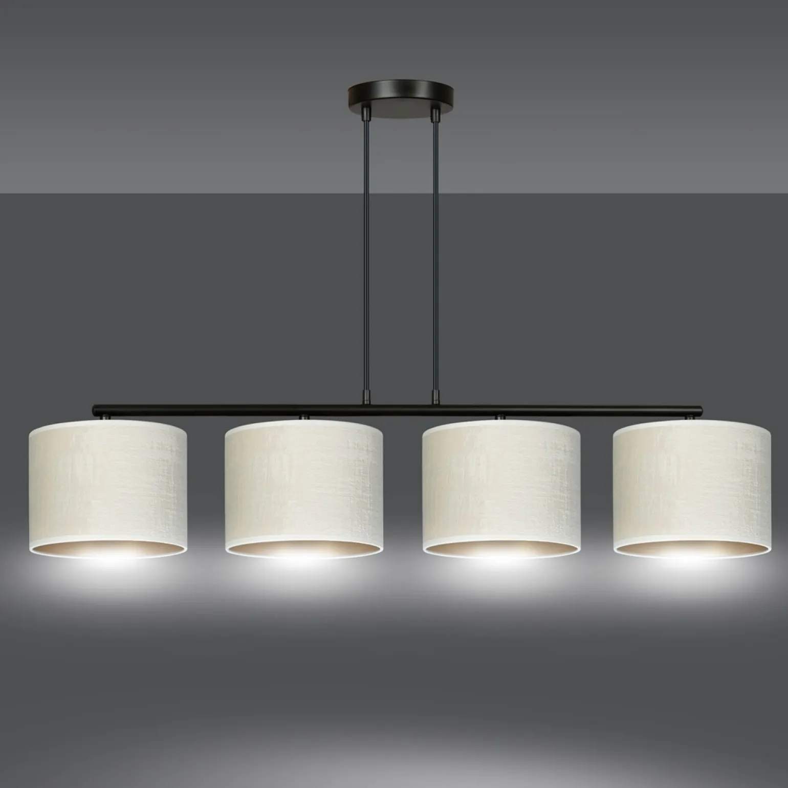 Sklep Kaja Abażurowe oświetlenie nad stół w salonie 1052/4 HILDE | Kaja