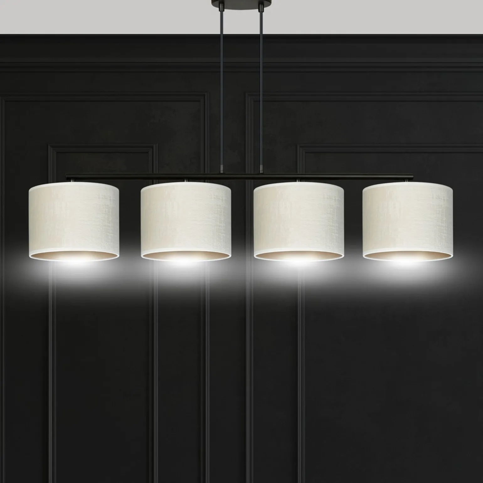 Sklep Kaja Abażurowe oświetlenie nad stół w salonie 1052/4 HILDE | Kaja