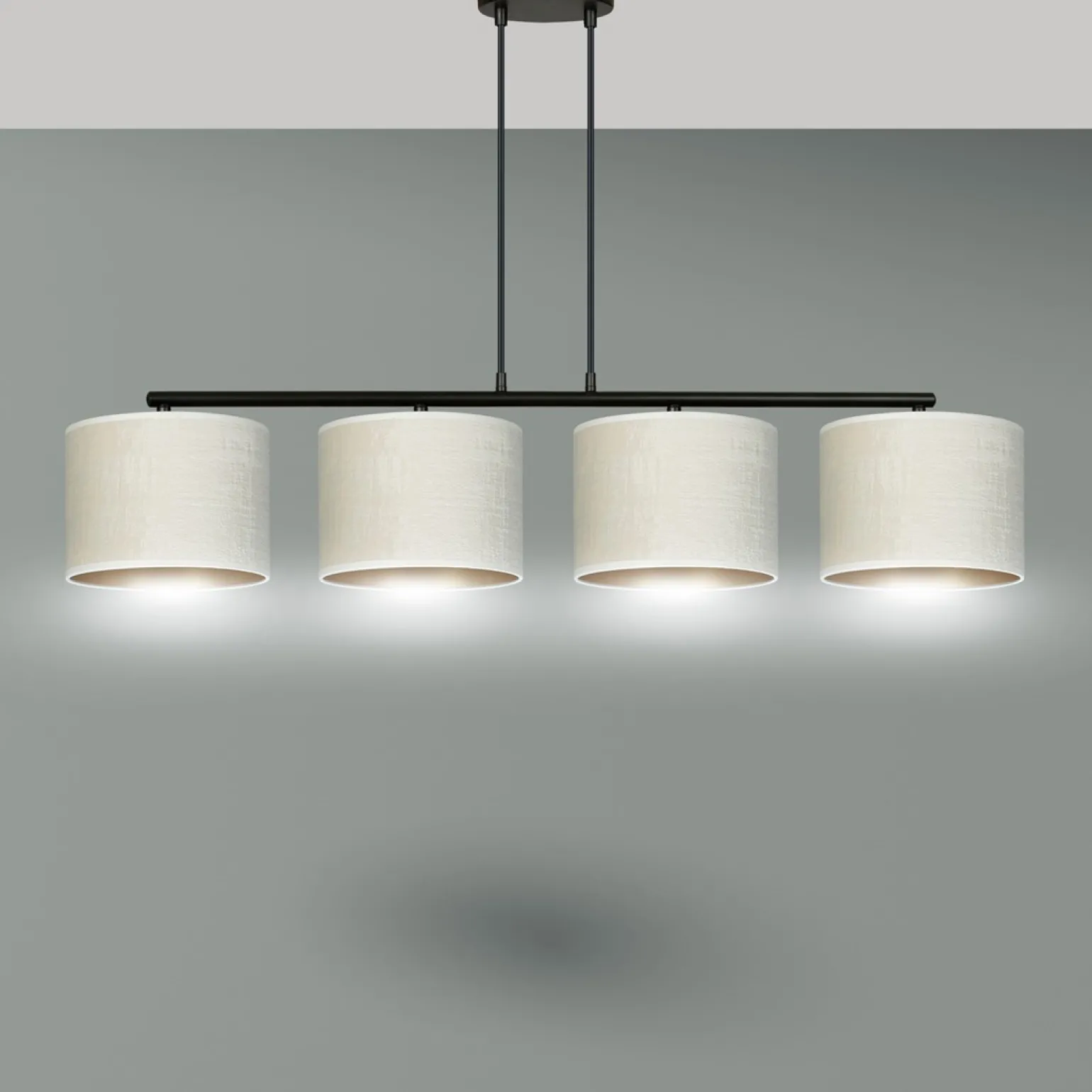 Sklep Kaja Abażurowe oświetlenie nad stół w salonie 1052/4 HILDE | Kaja