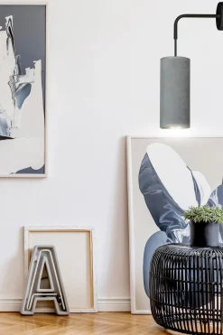 Sklep Kaja Abażurowy kinkiet do sypialni i salonu 1060/K1 BENTE | Kaja