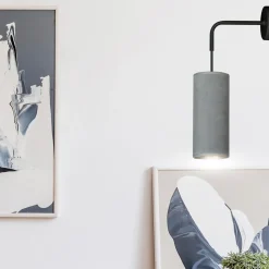 Sklep Kaja Abażurowy kinkiet do sypialni i salonu 1060/K1 BENTE | Kaja