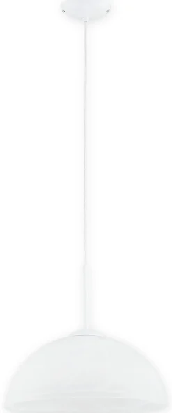 Sklep Kaja Ładna lampa sufitowa z dużym kloszem O3135 W1 BIA | Kaja Oświetlenie