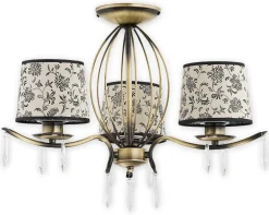 Sklep Kaja Agila żyrandol 3 pł. / patyna LEMIR