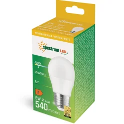 Sklep Kaja Żarówka o neutralnej barwie światła, z gwintem E27, o mocy 6W, 13757