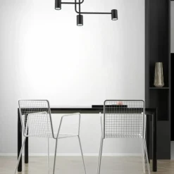 Store Asymetryczna, surowa lampa sufitowa do sypialni SIG 33420 z serii LUIS Żyrandole Nowoczesne