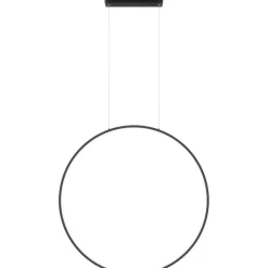 Outlet Łazienkowa lampa wisząca ring ⌀90 LP-999/1P L BK MIRROR | Kaja Żyrandole Nowoczesne