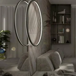 Outlet Łazienkowa lampa wisząca ring ⌀90 LP-999/1P L BK MIRROR | Kaja Żyrandole Nowoczesne