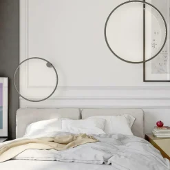 Outlet Łazienkowa lampa wisząca ring ⌀90 LP-999/1P L BK MIRROR | Kaja Żyrandole Nowoczesne