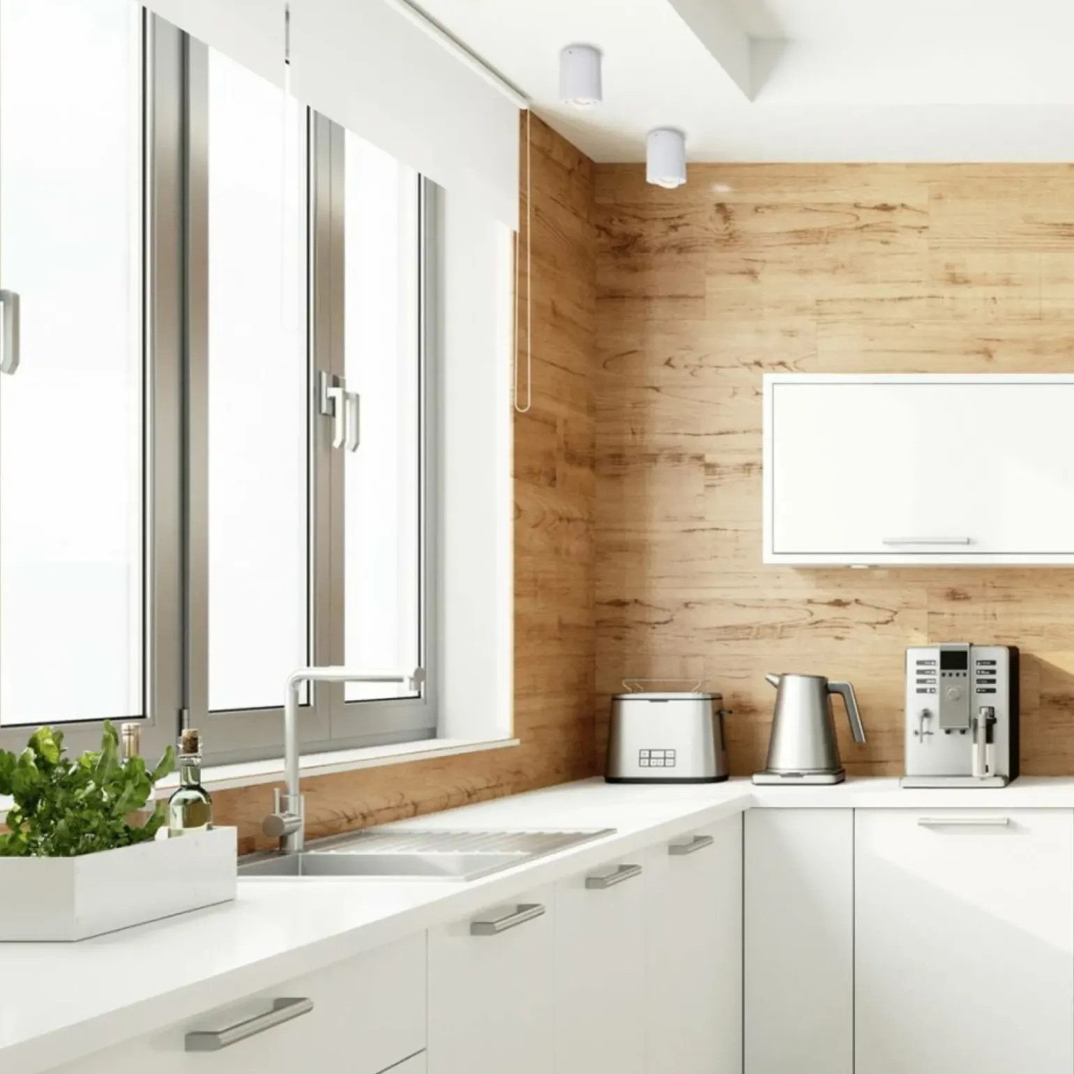 Sklep Kaja Łazienkowy, ledowy spot natynkowy LP-6331/1C IP54 WH z serii KENDAL