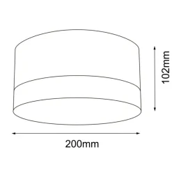 Sklep Kaja Łazienkowy, niski spot w kolorze białym ANT 7728 TOSA | Kaja
