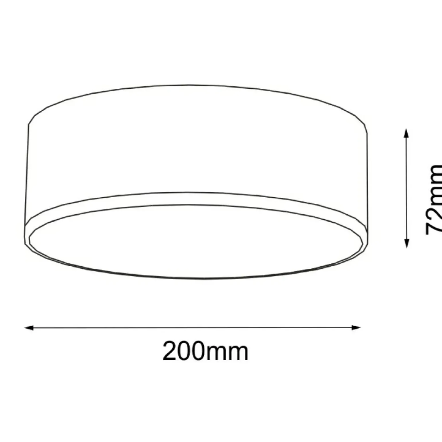 Sklep Kaja Łazienkowy plafon koło ⌀20cm 3000K IP44 ANT 7735 ZAMA | Kaja