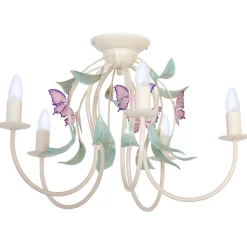 Sklep Kaja Bajkowa, zdobiona lampa sufitowa LX 6286 SUMMER | Kaja Oświetlenie