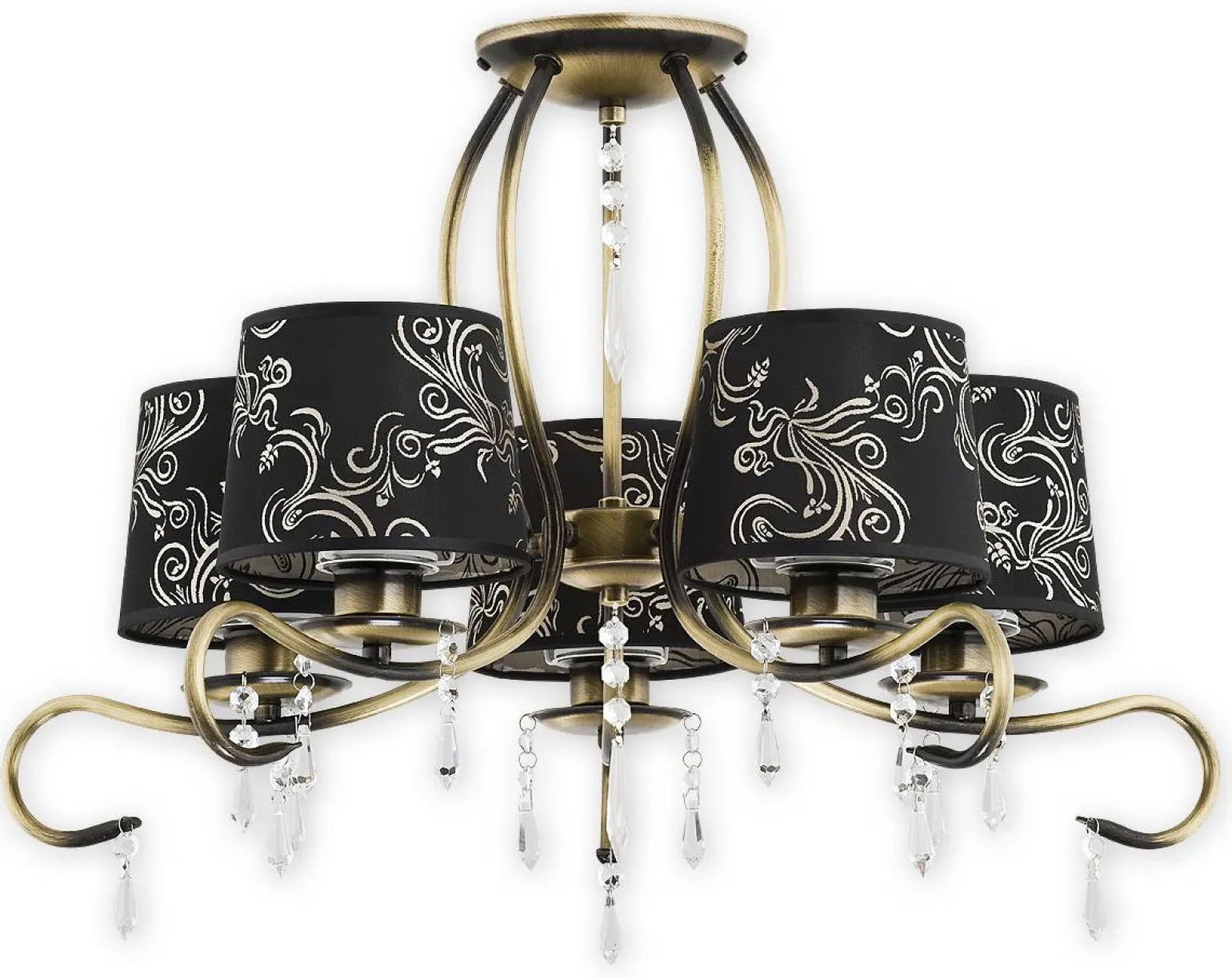 Sklep Kaja Barsa żyrandol 5 pł. / patyna LEMIR