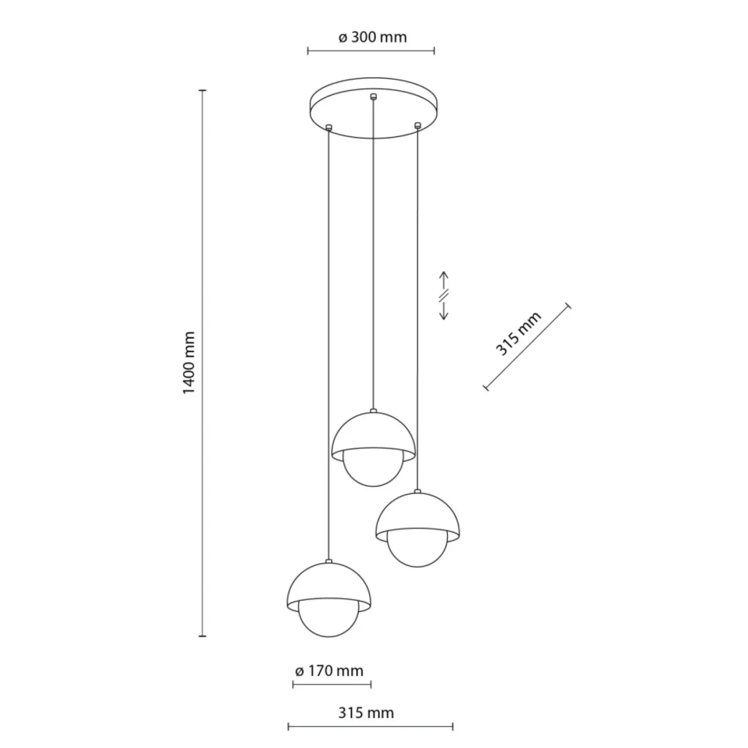 Cheap Beżowa, modernistyczna lampa wisząca TK 10206 BONO BEIGE | Kaja Żyrandole Nowoczesne