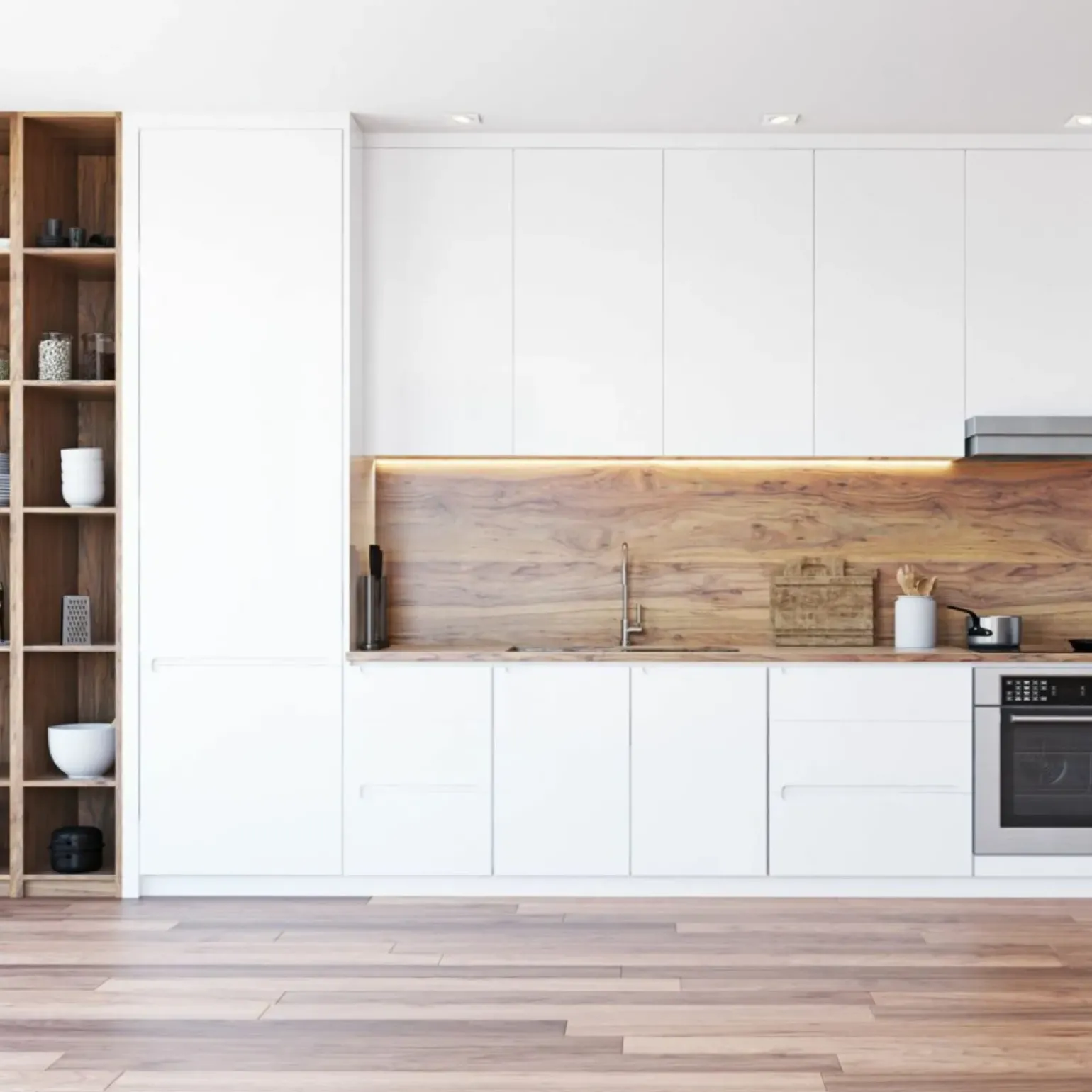 Sklep Kaja Biała, kwadratowa oprawa punktowa, podtynkowa ARGU10-040-N - RONDOO