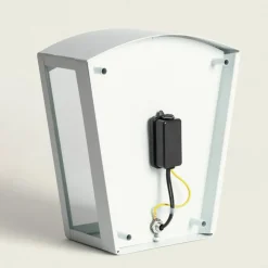 Sklep Kaja Biała lampa ścienna na elewację ABR-KZN-B-E27 GARDENA MODERNO | Kaja