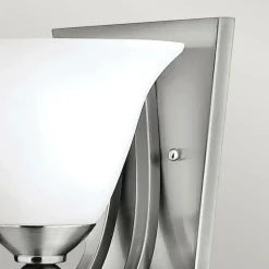 Sklep Kaja Biała lampa ścienna, stelaż nikiel HK-BOLLA1 z serii BOLLA