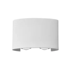 Sklep Kaja Biała lampa elewacyjna LED 4W 3000K OWL-6650-2-WH-3K ORTELO | Kaja