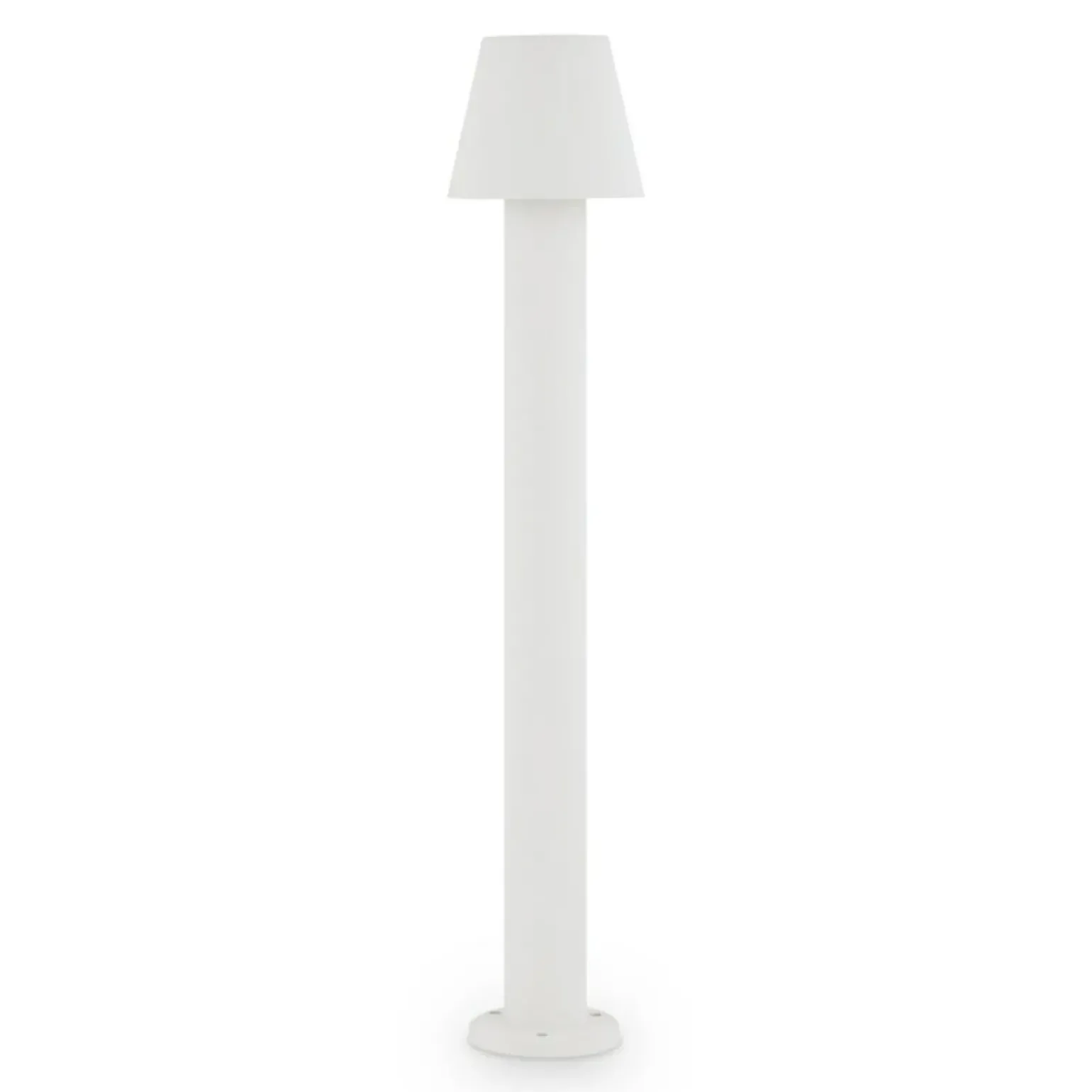 Sklep Kaja Biała lampa ogrodowa stojąca LED 80cm O421FL-L5W z serii HARZ | Kaja