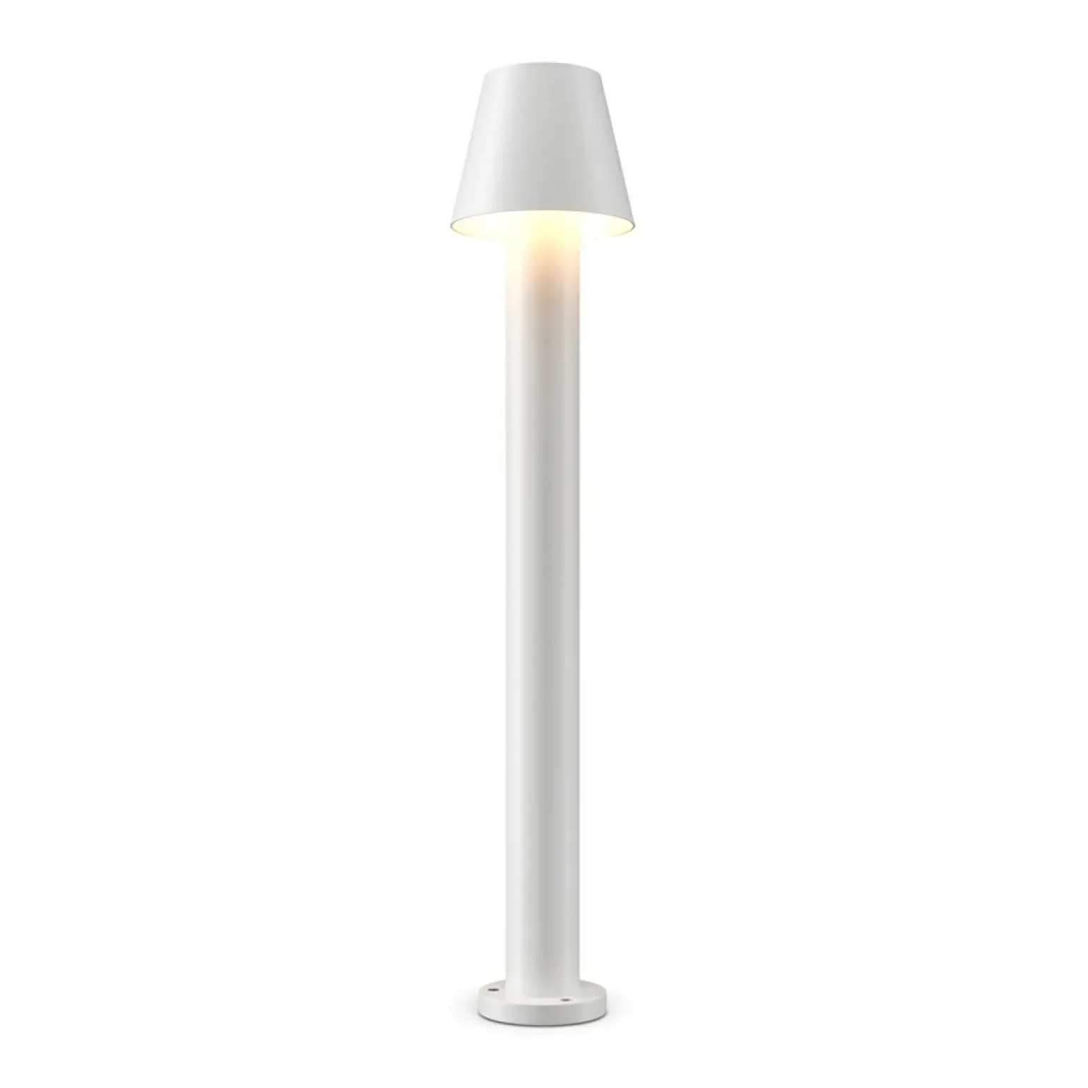 Sklep Kaja Biała lampa ogrodowa stojąca LED 80cm O421FL-L5W z serii HARZ | Kaja