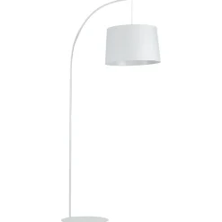 Sklep Kaja Biała lampa podłogowa do salonu i sypialni TK 5416 ORTA | Kaja