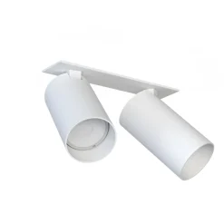 Sklep Kaja Biała lampa podtynkowa z dwoma reflektorami 7828 | Kaja Oświetlenie