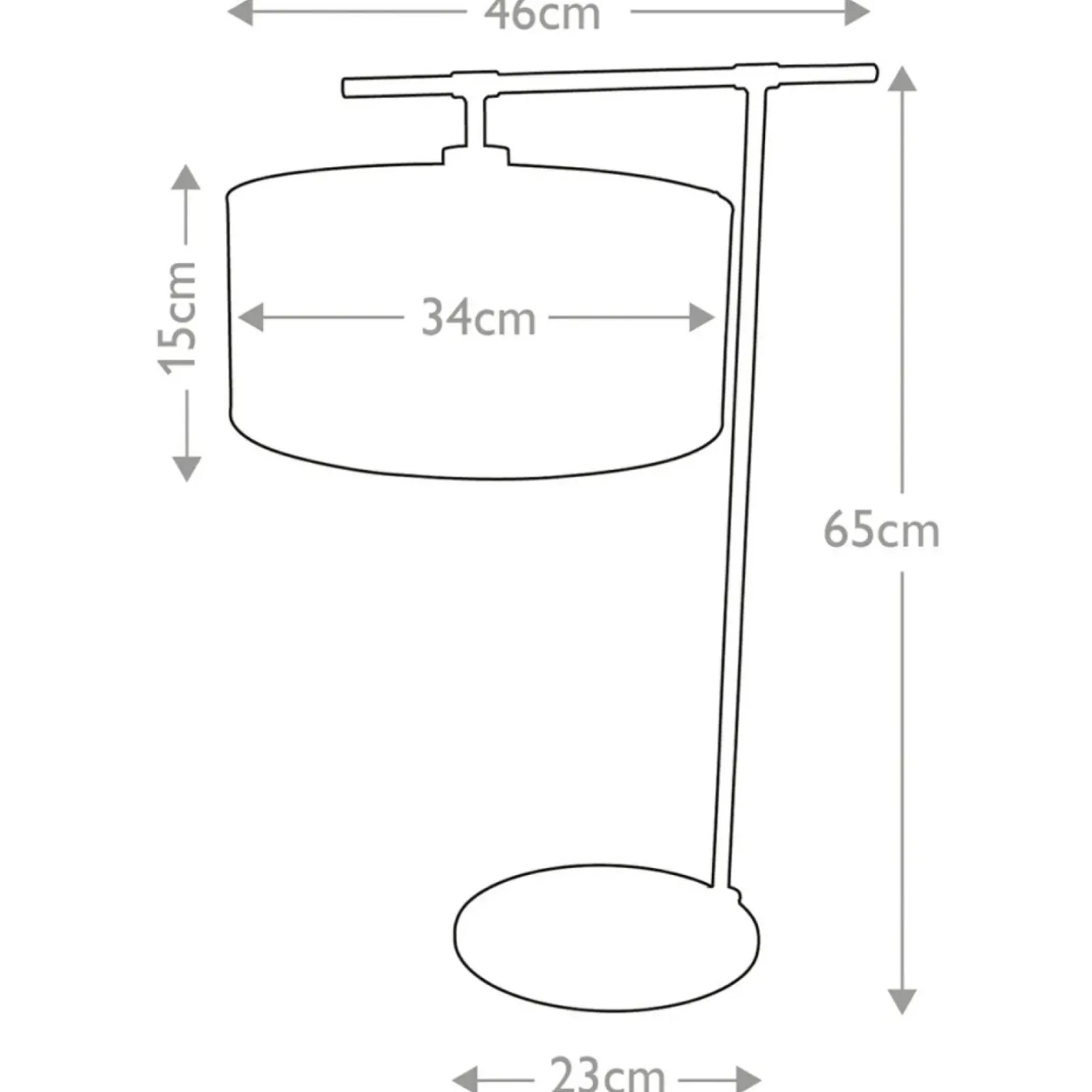 Sklep Kaja Biała lampa stołowa z abażurem BALANCE-TL-WPN z serii BALANCE