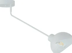 Best Biała lampa sufitowa na sztywnym wysięgniku SIG 32428 z serii ROY B Żyrandole Nowoczesne