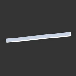 Sklep Kaja Biała lampa sufitowa, natynkowa, ze świetlówką 7536 | Kaja Oświetlenie