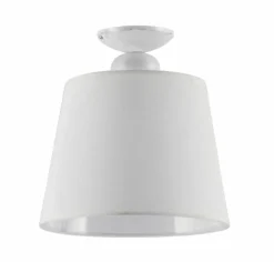 Sklep Kaja Biała lampa sufitowa z abażurem JUP 1385 KAMELIA | Kaja Oświetlenie