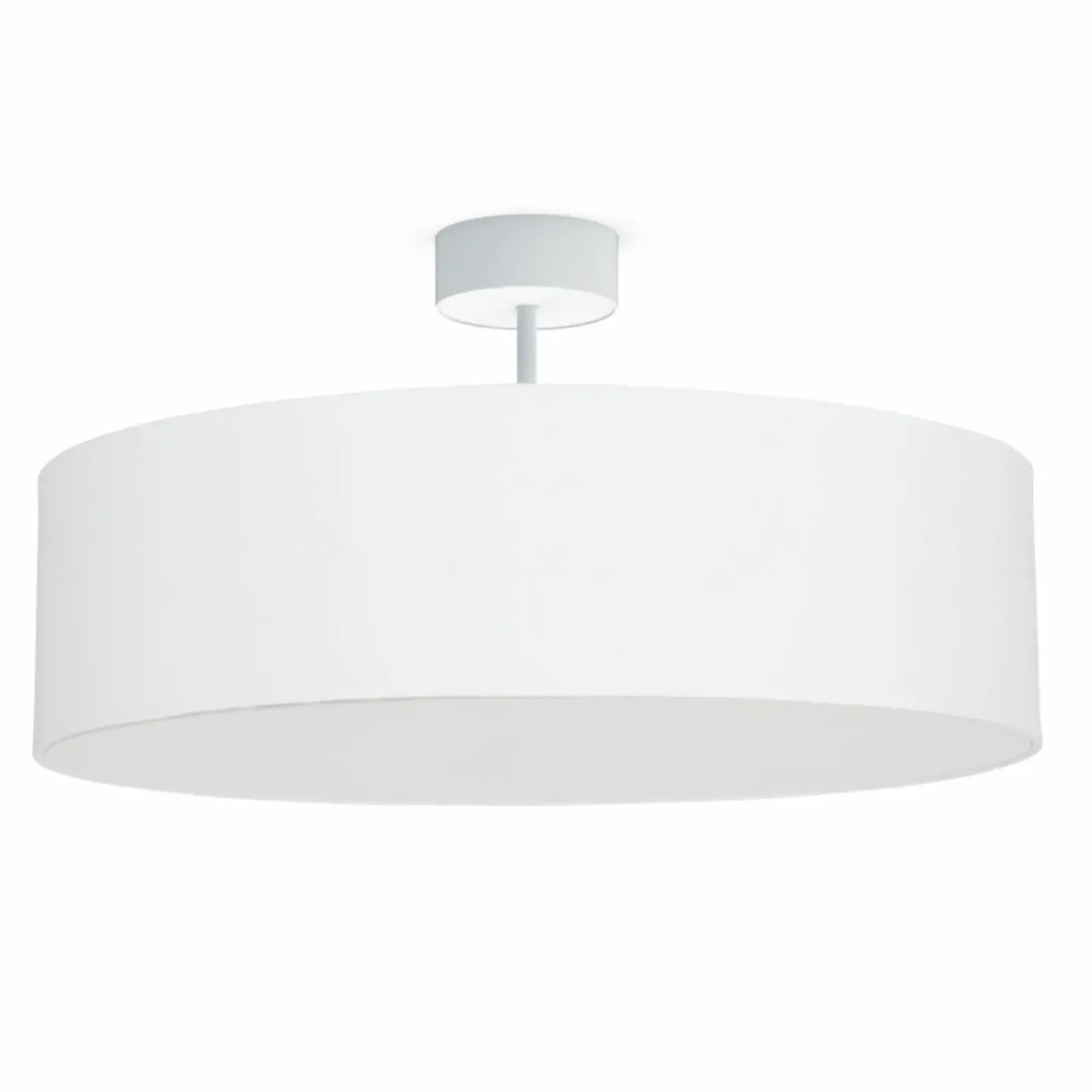 Cheap Biała lampa sufitowa z gustownym abażurem 7958 | Kaja Oświetlenie Żyrandole Nowoczesne