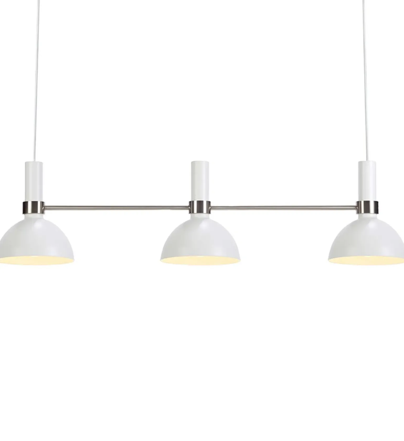 Store Biała lampa sufitowa z kloszami do jadalni 107500 | Kaja Oświetlenie Żyrandole Nowoczesne