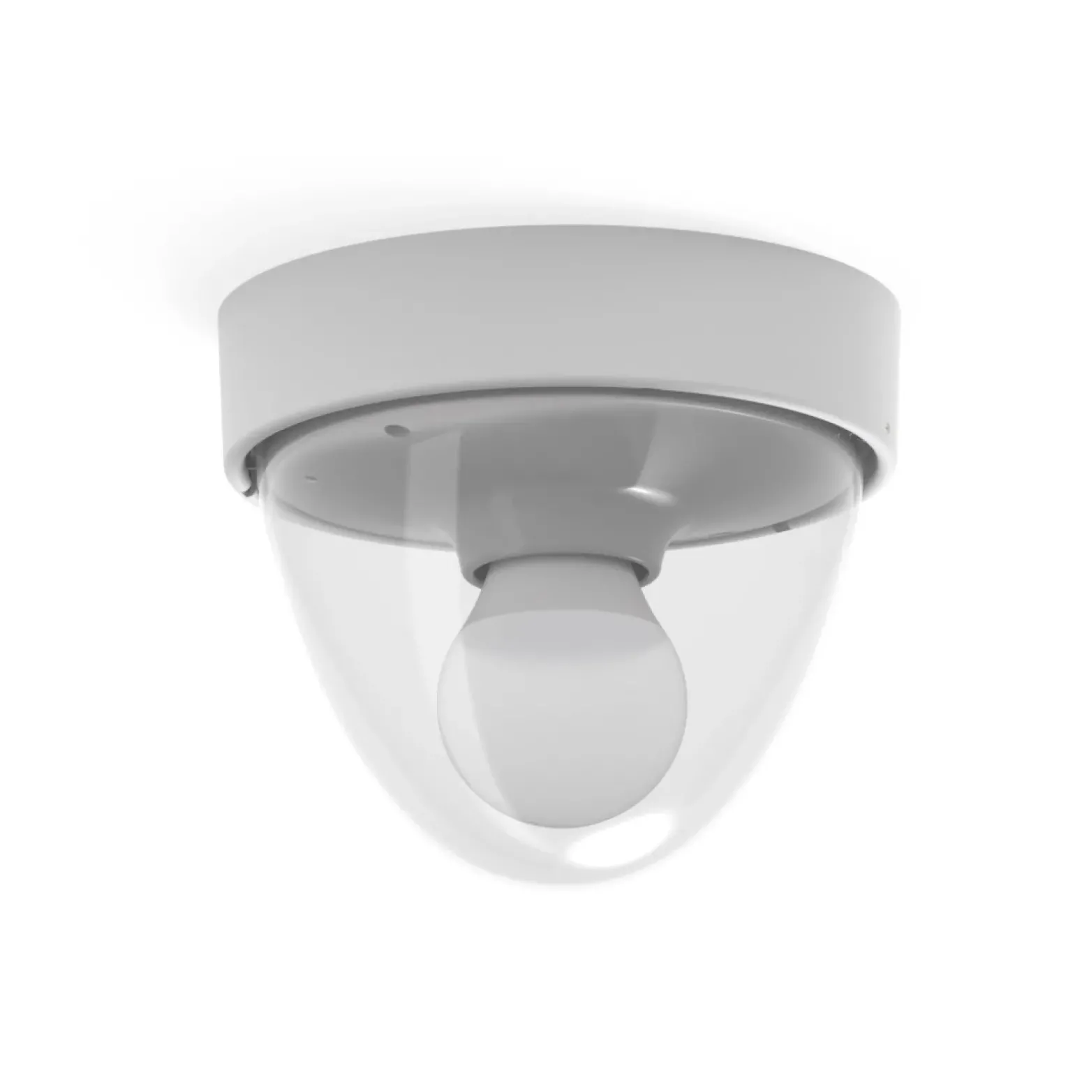 Sklep Kaja Biała lampa sufitowa, zewnętrzny plafon, IP44, 7972 | Kaja Oświetlenie