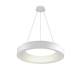 Best Sale Biała lampa wisząca LED ze ściemniaczem AZ3436 SOVANA | Kaja Żyrandole Nowoczesne