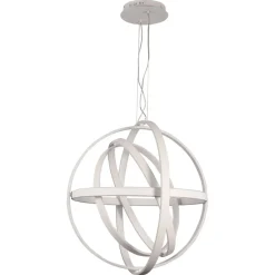 Best Sale Biała lampa wisząca, ledowe oświetlenie ML6154 z serii COPERNICUS | Kaja Oświetl Żyrandole Nowoczesne