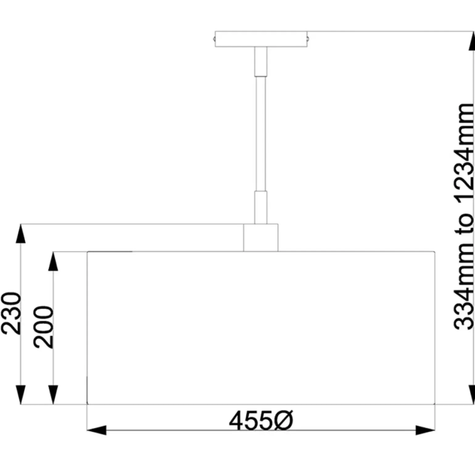 Online Biała lampa wisząca, regulowana BALANCE-P-WPN z serii BALANCE Żyrandole Nowoczesne