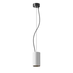 Cheap Biała lampa wisząca, tuba, wbudowany LED P089PL-15W3K-W z serii EFIR Żyrandole Nowoczesne