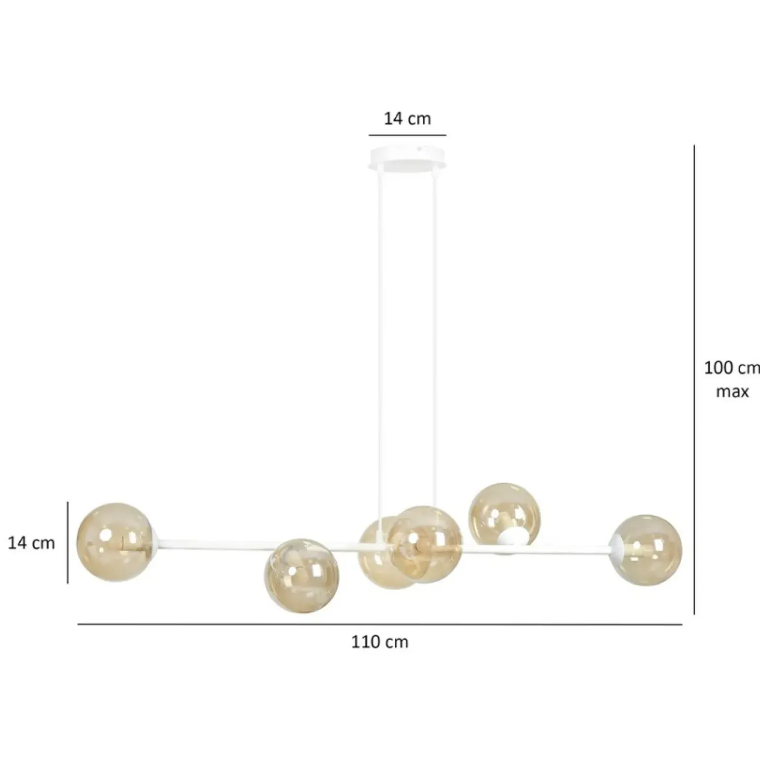 Sale Biała lampa wisząca w ciekawym kształcie 879/6 | Kaja Oświetlenie Żyrandole Nowoczesne