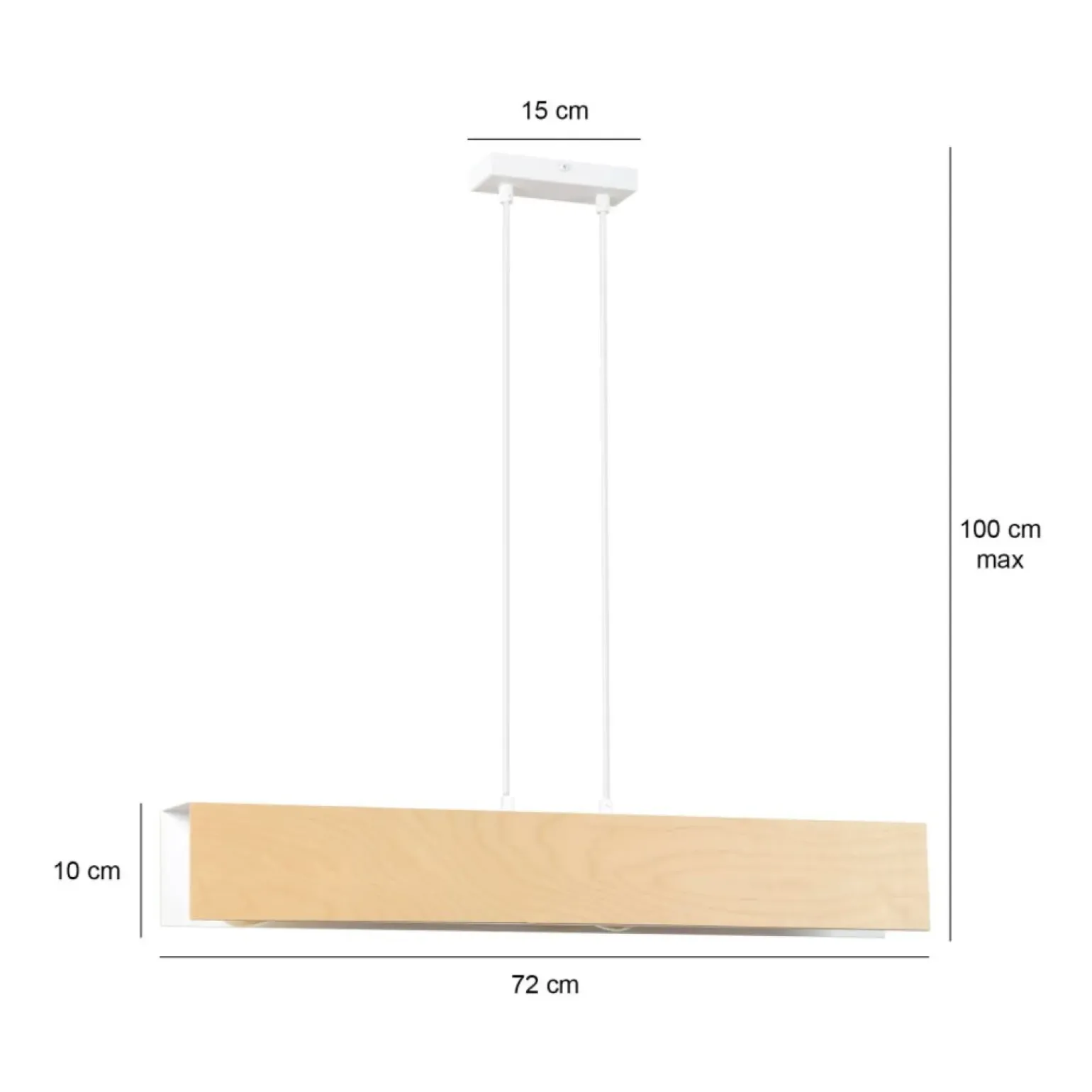 Clearance Biała lampa wisząca w stylu skandynawskim 611/3 | Kaja Oświetlenie Żyrandole Nowoczesne