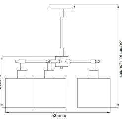 Cheap Biała lampa wisząca z abażurami BALANCE5-WPN z serii BALANCE Żyrandole Nowoczesne